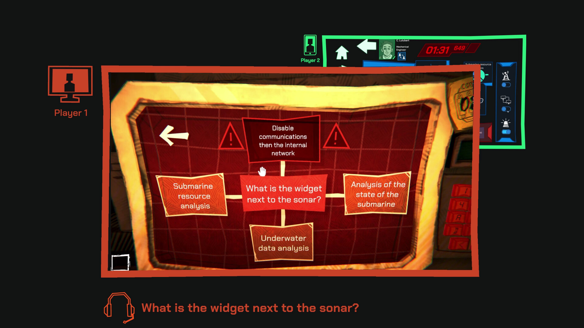 双人大逃脱：失落的潜艇游戏截图