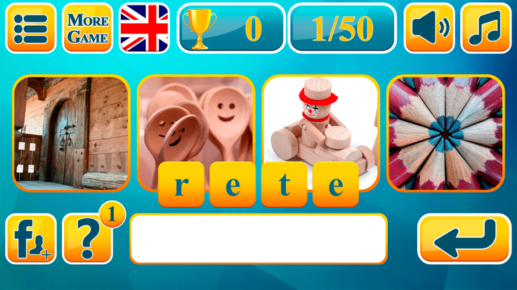 4 pictures 1 word游戏截图