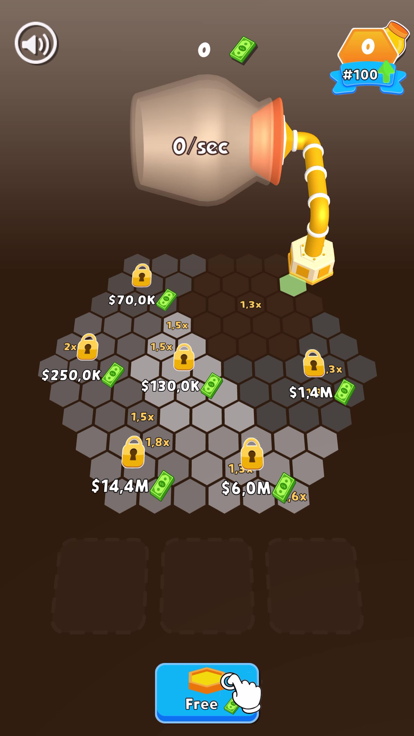HoneyComb Clicker游戏截图
