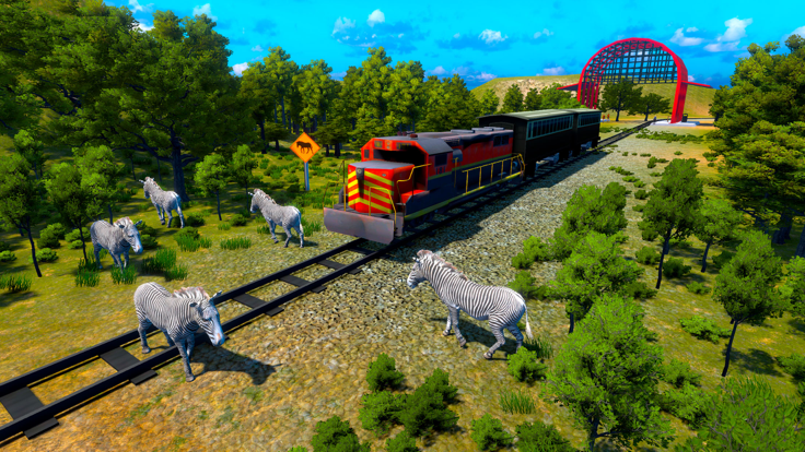 Jungle train driving simulator游戏截图