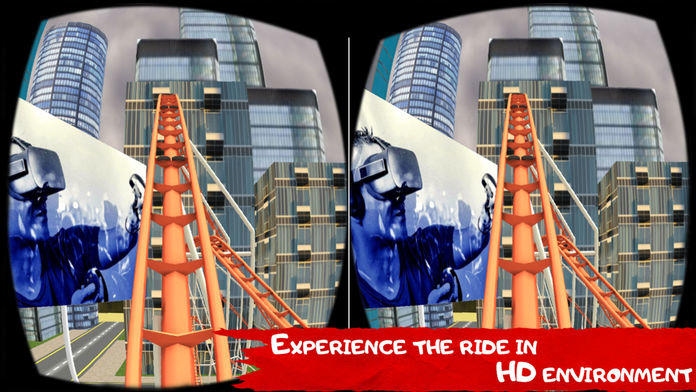 VR过山车 - 免费过山车虚拟现实游戏和纸板模拟器游戏截图