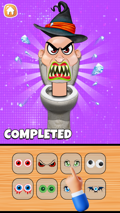 Monster Toilet Makeover Rush游戏截图