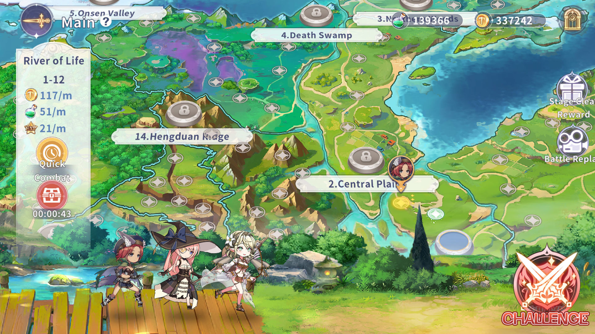 Screenshot of Idle Huntress: Dragon Realm