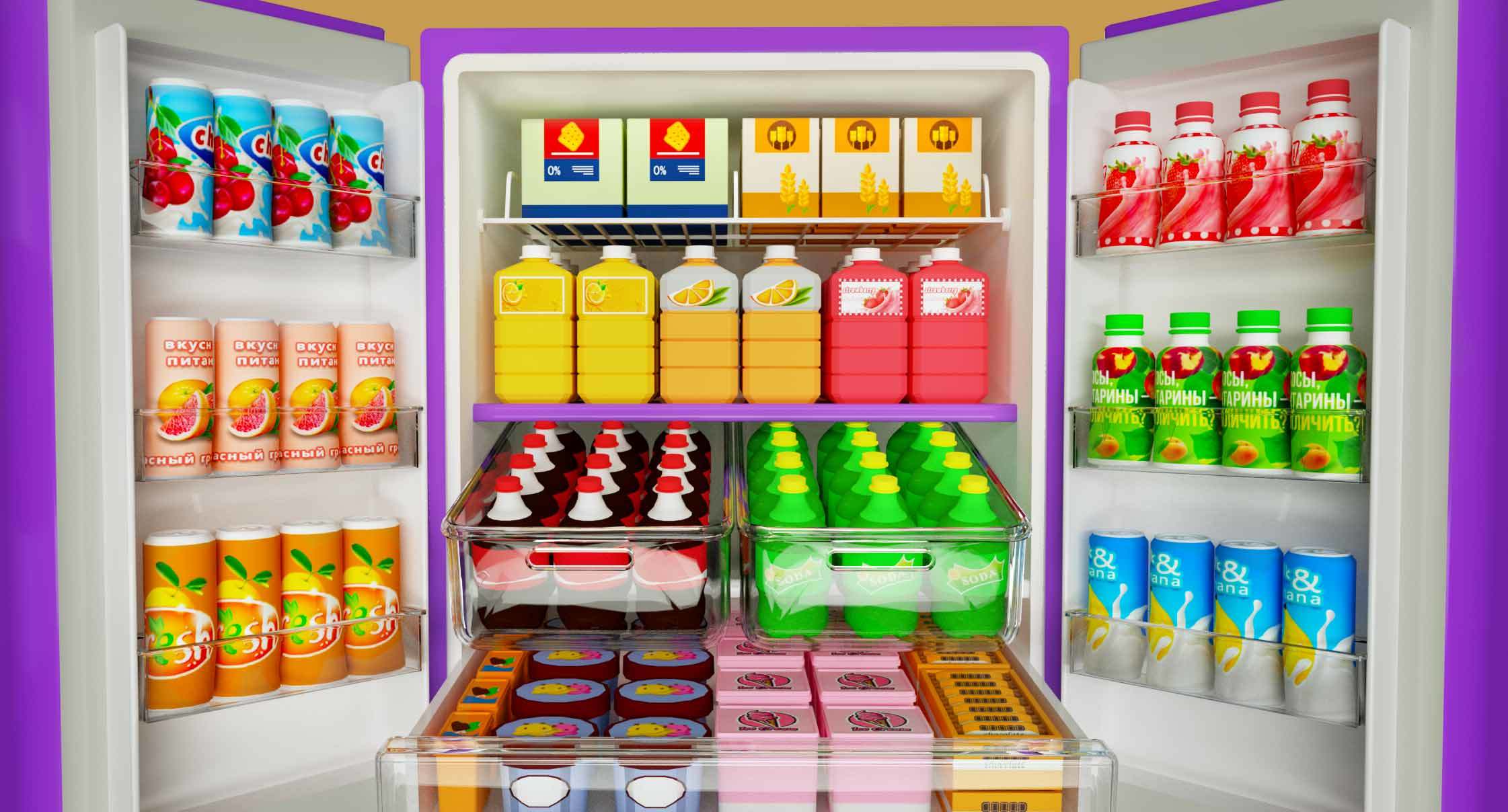 Fill Up Fridge：Organizing Game游戏截图