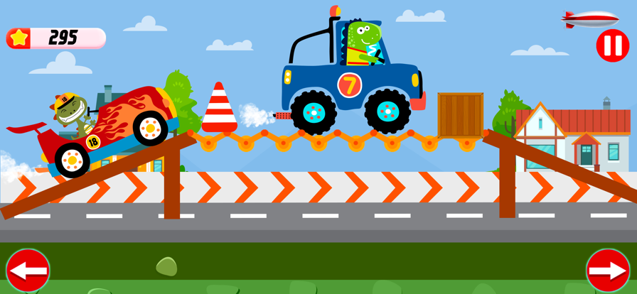 Dinosaur Trucks Ride Car Games游戏截图