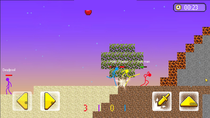 Stickman Hero Fight Battle War游戏截图