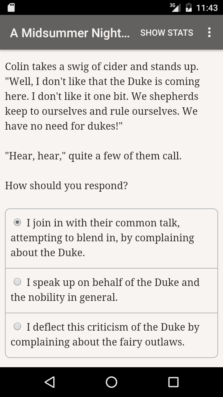 A Midsummer Night's Choice游戏截图