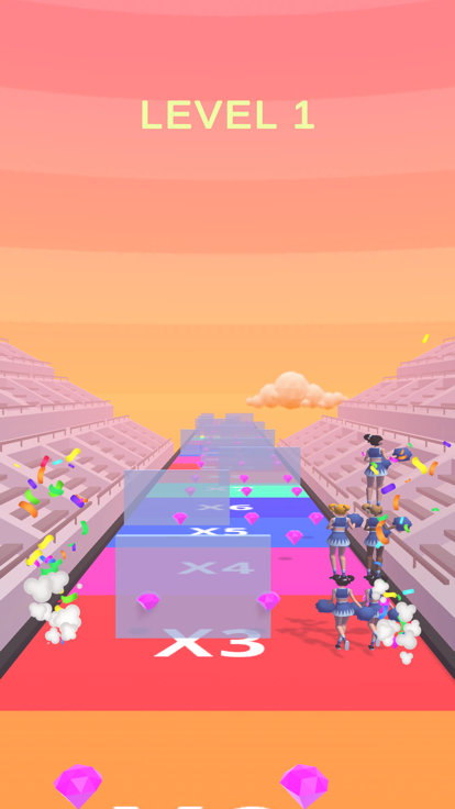 Girls Go Stacked游戏截图