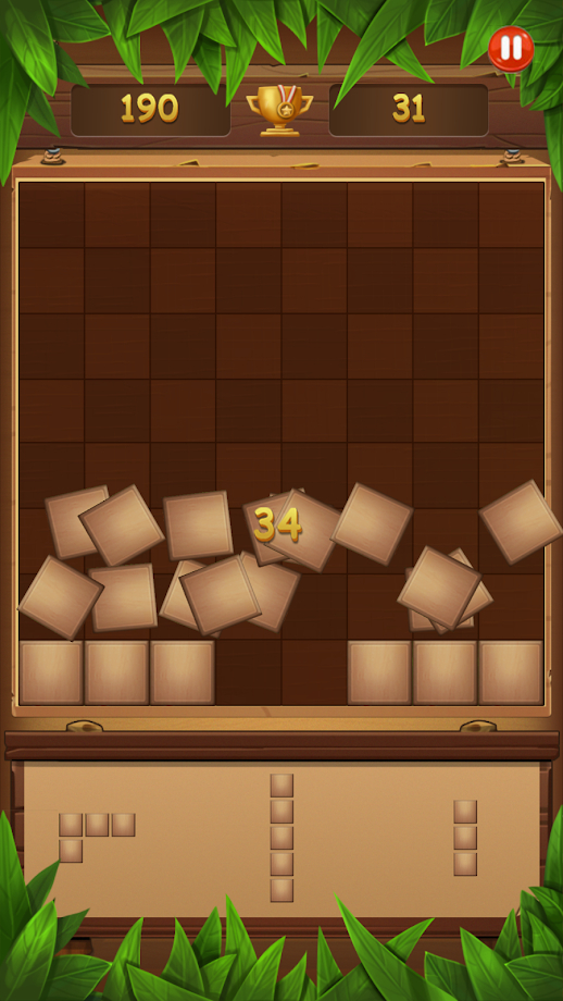 拼木块游戏截图