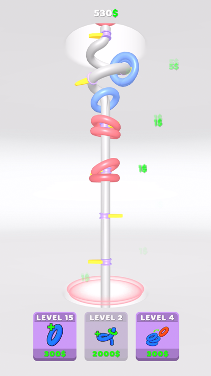 Hoop Loop Clicker游戏截图
