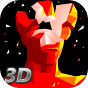 Red Superhot Shooter 3D
