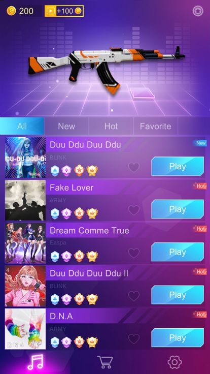 Kpop Fire: Gun Shooter & Music游戏截图