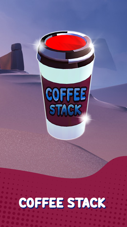 Coffee Cup Stack Rush Games 3D游戏截图