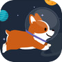 Space Corgi - Jumping Dogsicon