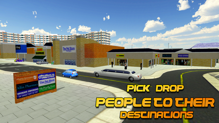 豪华轿车司机模拟器 - 三维城市驾驶的豪华轿车游戏截图