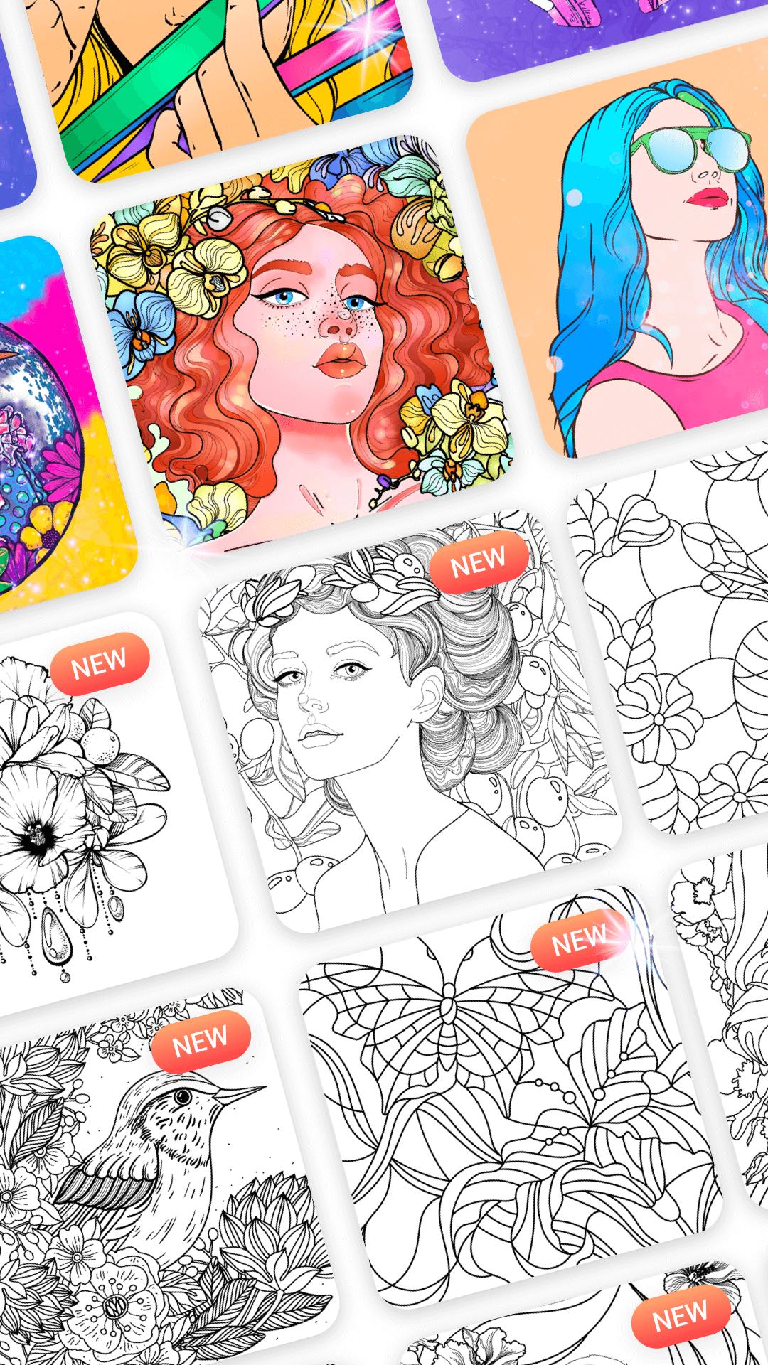 艺术数字填色书游戏截图