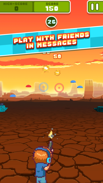 飞碟射击游戏截图