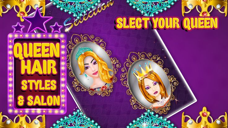 女王 发型 沙龙 女孩 游戏游戏截图