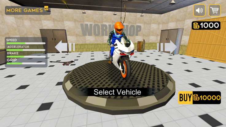 Mega Ramp Bike Racing 3D游戏截图