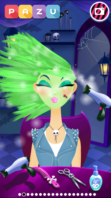 Girls Hair Salon Monsters游戏截图