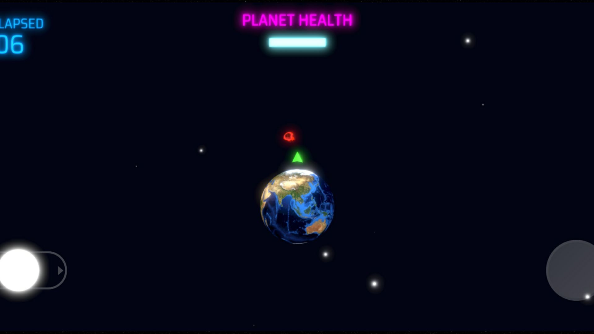 Screenshot of Solar Smash Earth!