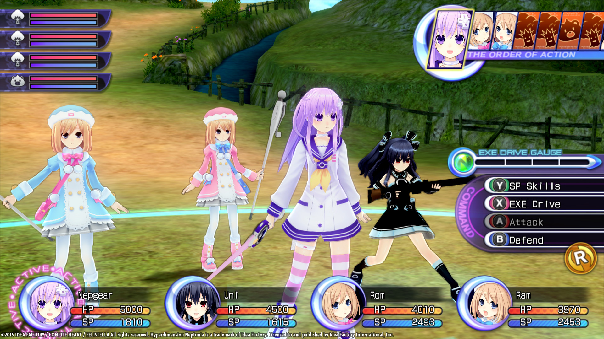 Hyperdimension Neptunia Re;Birth2: Sisters Generation游戏截图