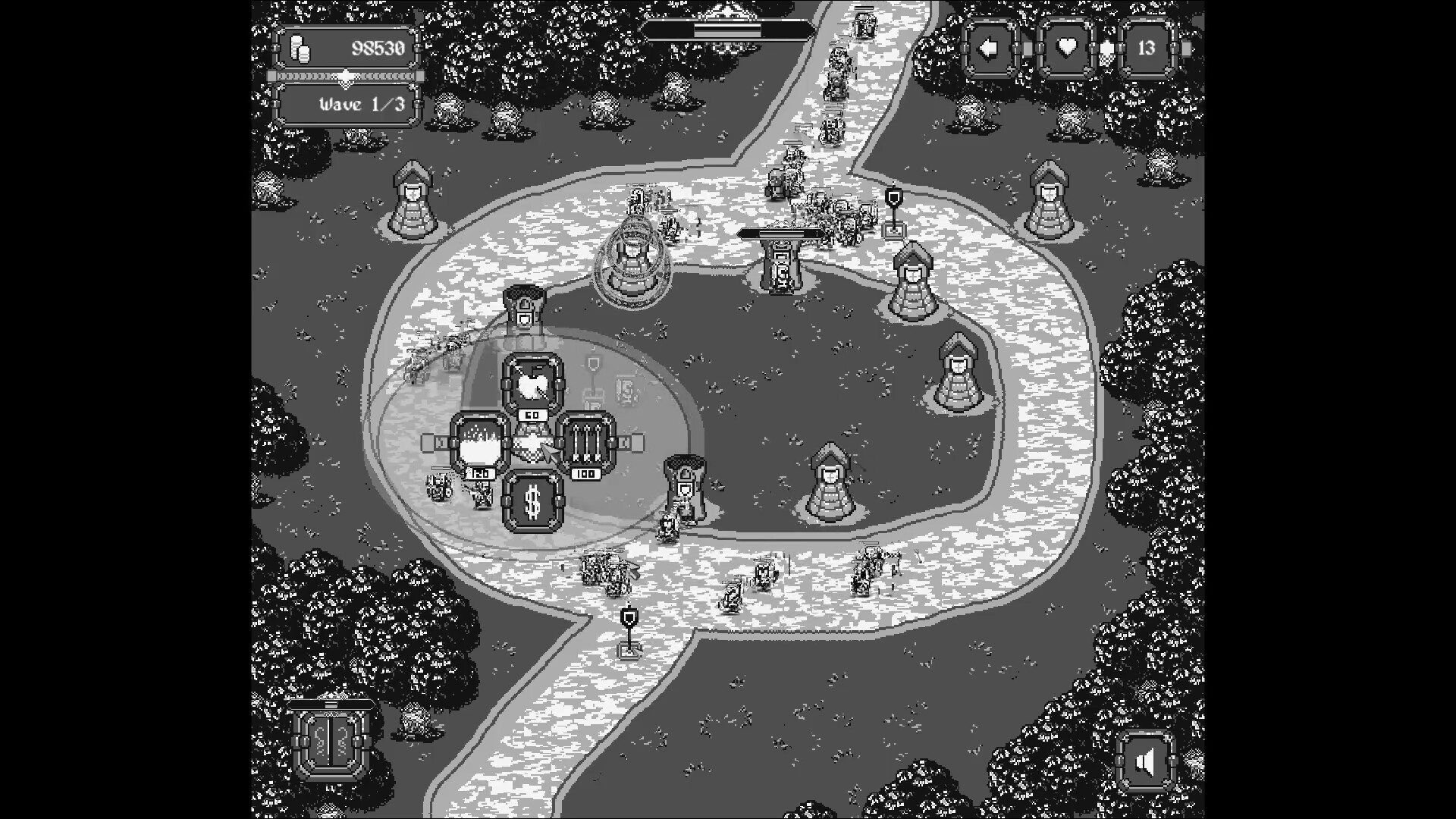 Pixel Fortress: Tower Defense游戏截图