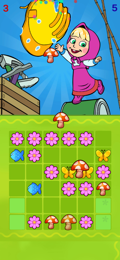 Masha and the Bear: Connect游戏截图