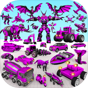 Police Elephant Robot Caricon