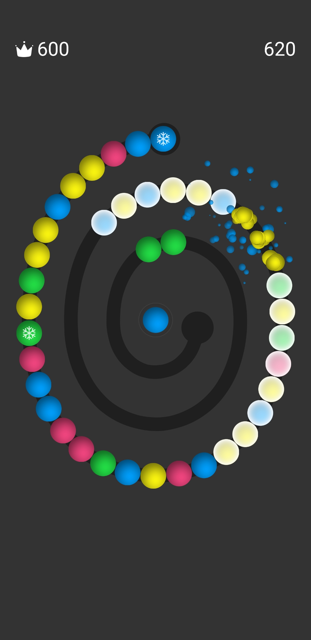 滚动的球游戏截图