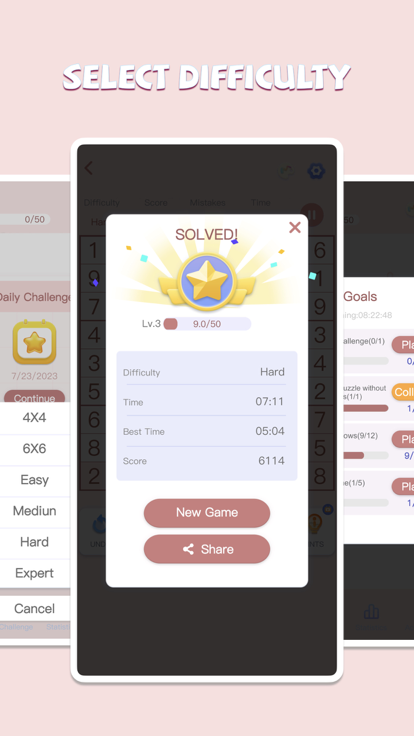 数独大师 - 经典逻辑益智解谜游戏游戏截图