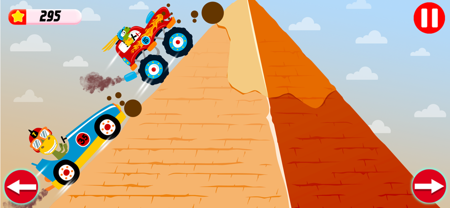 Dinosaur Trucks Ride Car Games游戏截图