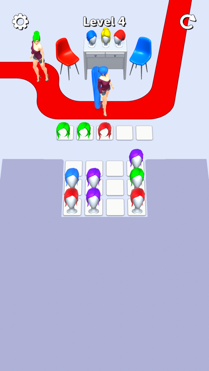 Wig Selection游戏截图