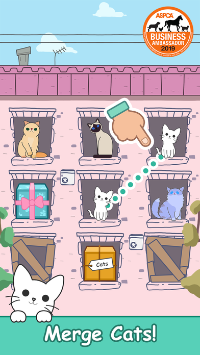 Cats Tower - Merge Kittens!游戏截图