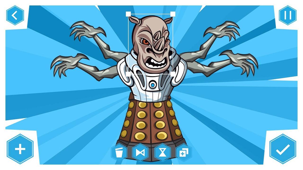 Screenshot of Doctor Who: Comic Creator