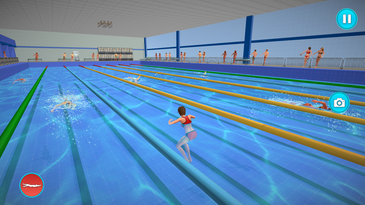 Swimming Pool Water Flip Race游戏截图