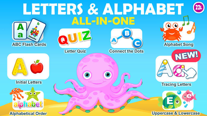 Letter quiz • Alphabet School & ABC Games 4 Kids游戏截图