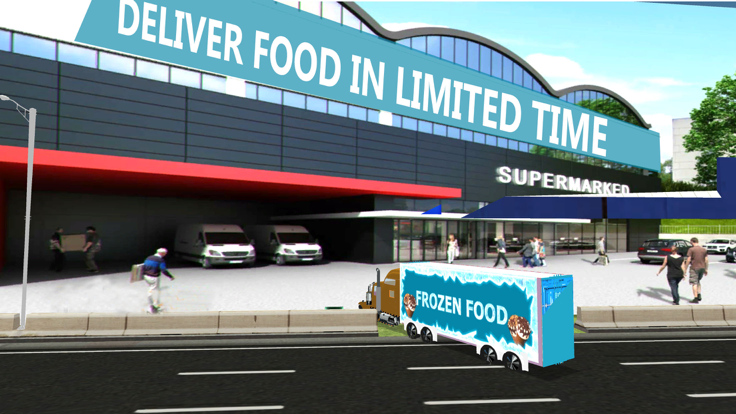 冷冻食品卡车模拟器＆交付模拟器游戏截图