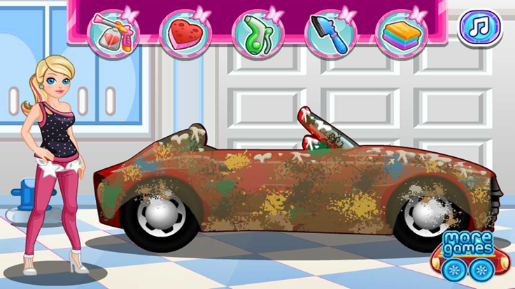 Beauty Wash Car & Makeover游戏截图