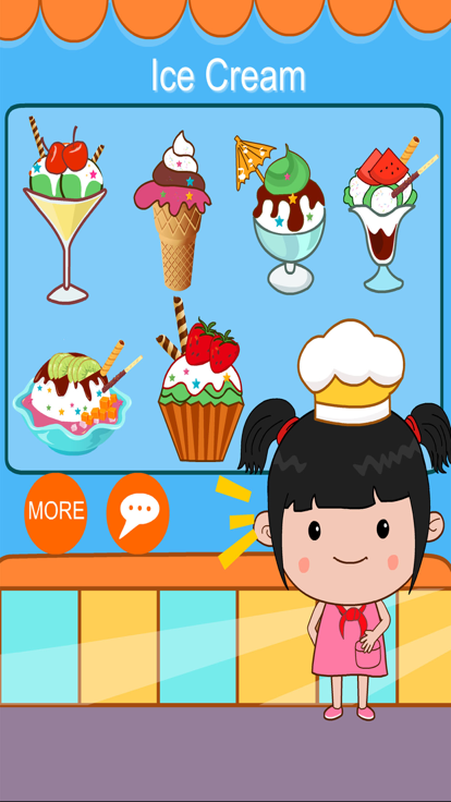 丫丫冷饮店，丫丫幼儿早教游戏截图