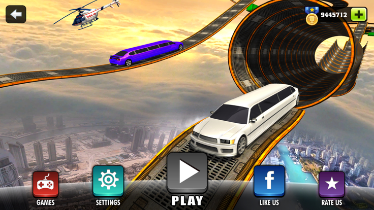 Limousine Car Driving Simulator - Impossible Track游戏截图