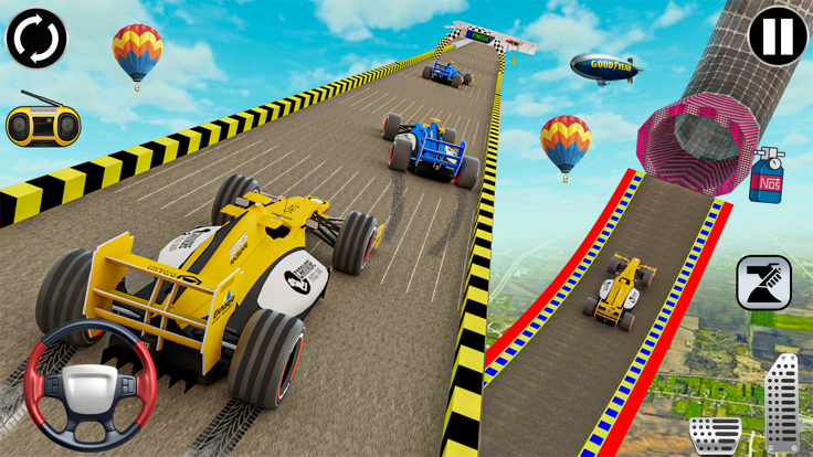 Formula Car Stunt Race Ramp游戏截图
