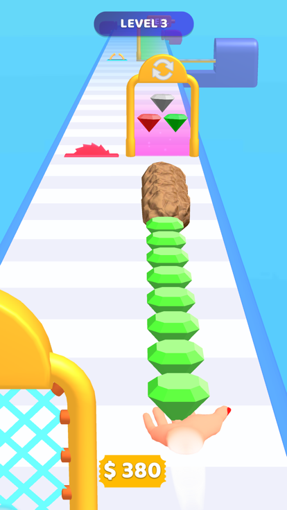 Gem Runner 3D - The Money Game游戏截图