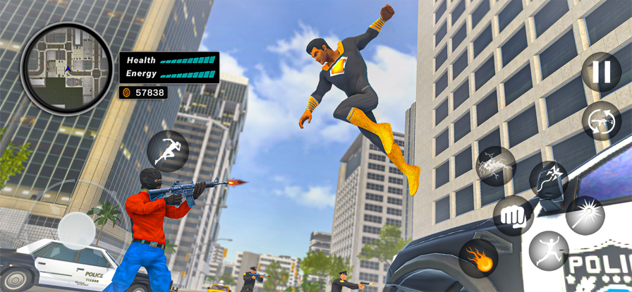 Spider Rope Superhero Crime 3D游戏截图