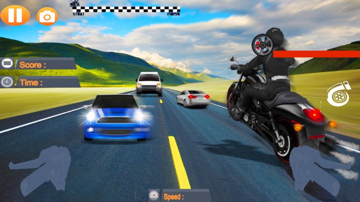 Moto Highway Traffic Racer游戏截图