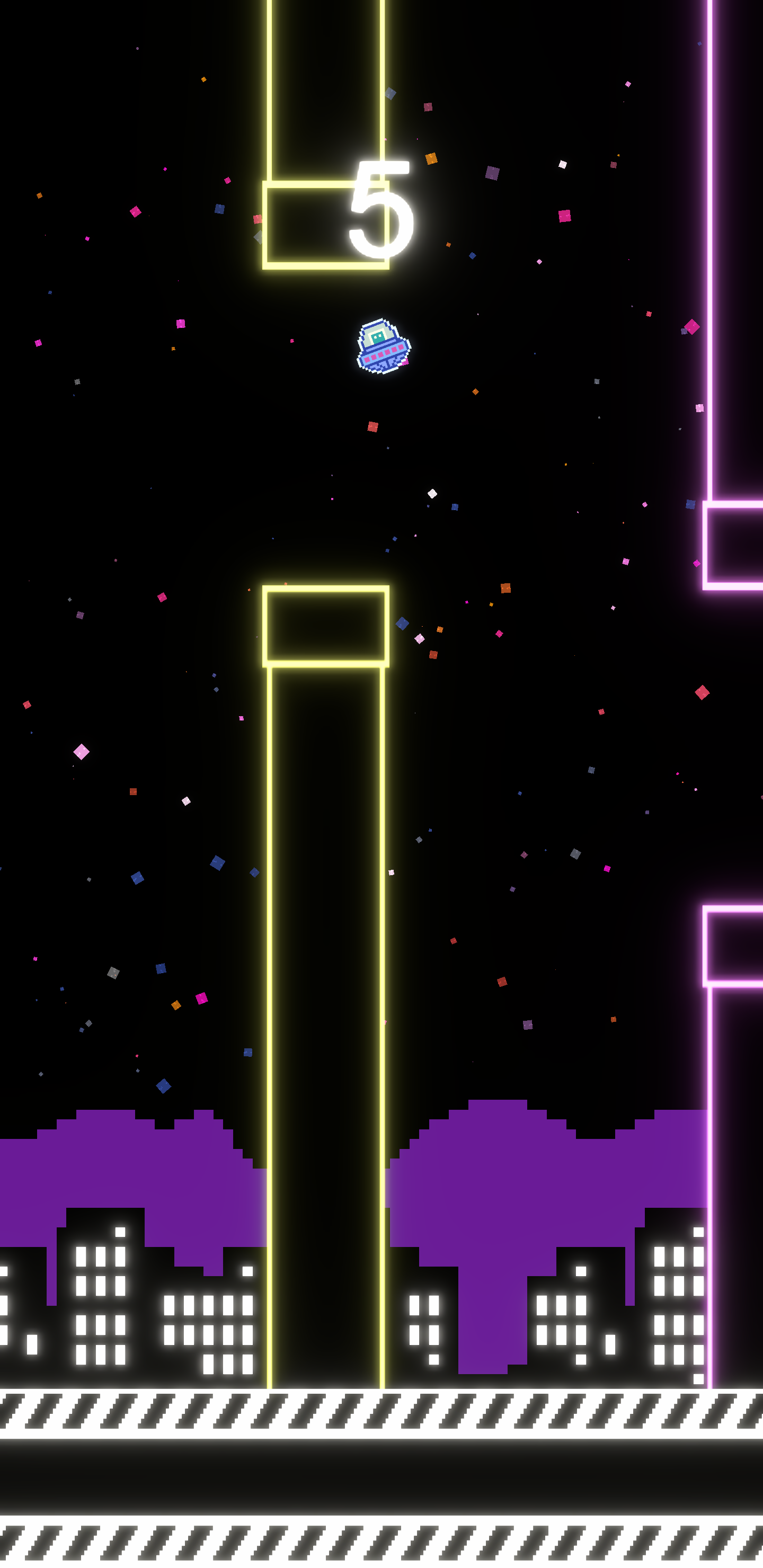 霓虹飞行游戏截图