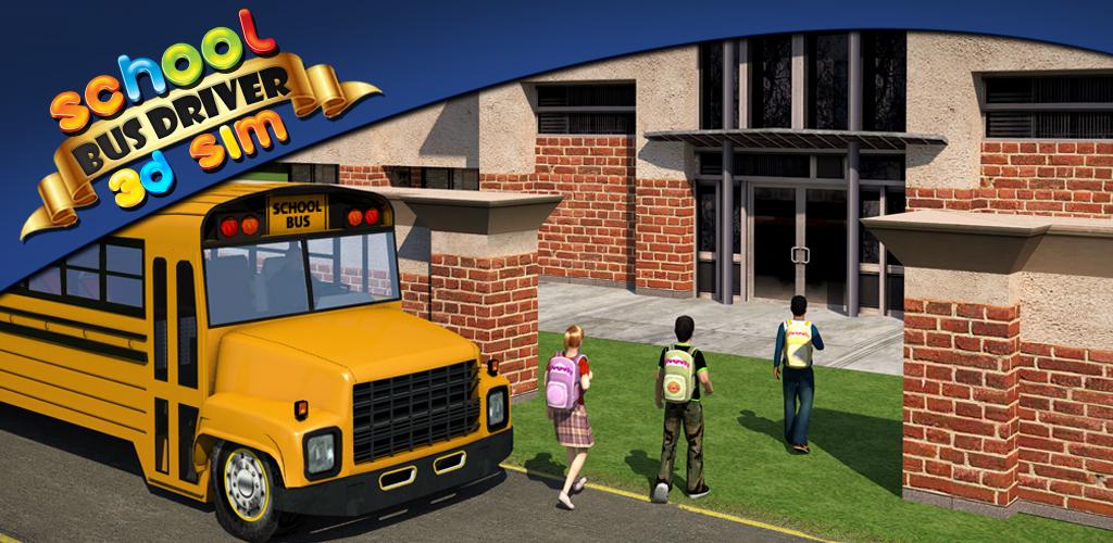 Schoolbus Driver 3D SIM游戏截图