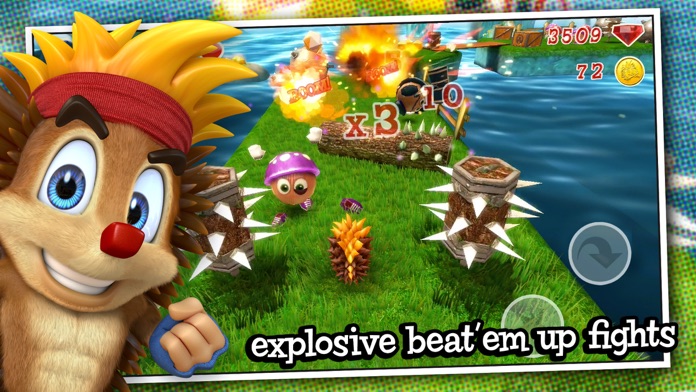 Crazy Hedgy - 3D Platformer游戏截图