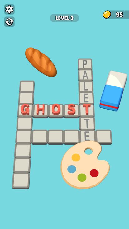 Crossword Puzzle 3D游戏截图