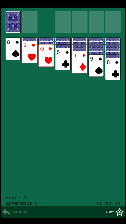 Solitaire, cards game游戏截图